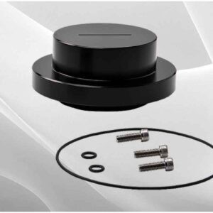 Permeability Cell Base Only, Anodized Aluminum