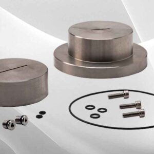 Triaxial Cap and Base Set, Stainless Steel